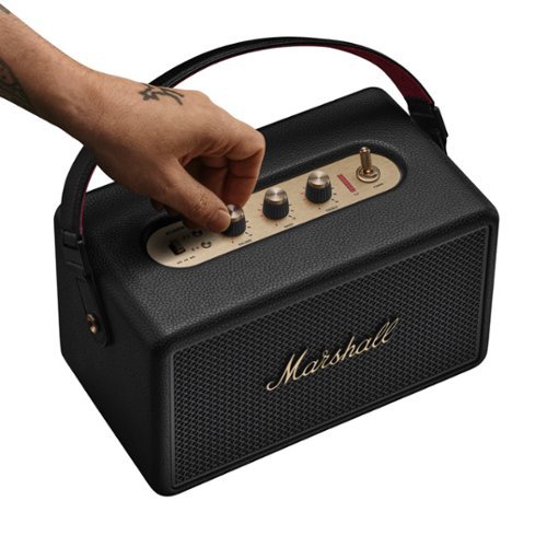 石川　Marshall キルバーン3 ブラック Marshall Kilburn III Portable Wireless Bluetooth Speaker with Bass