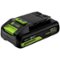 Greenworks - 24V BAG70008 Lithium-Ion Battery, Black-Front_Standard