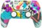 Custom Controllerzz - Custom Wireless Controller for PS5 - Retro Abstract & Purple Chrome Inserts-Front_Standard