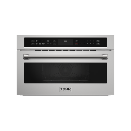 Thor Kitchen - 1.6 Cu. Ft. Built-In Microwave Oven with Air Fry - Stainless Steel