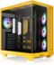 Thermaltake - View 380 XL TG ARGB Dual-Chamber Chassis with Hidden-Connector Motherboard Support ATX Mid Tower PC Case - Bumblebee-Front_Standard