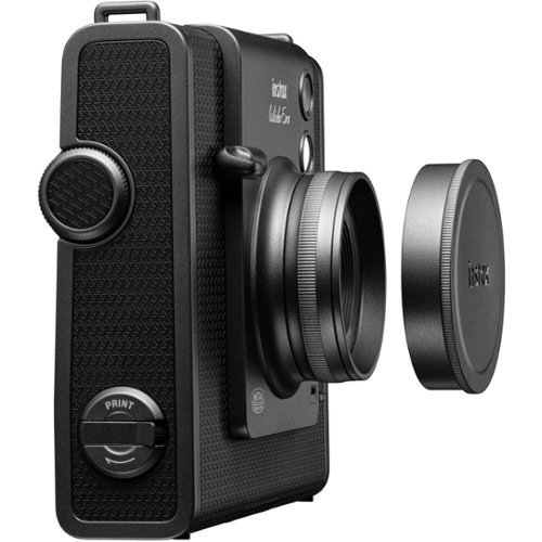 Bundle Fujifilm Instax Wide Evo Hybrid Instant Film Camera Black