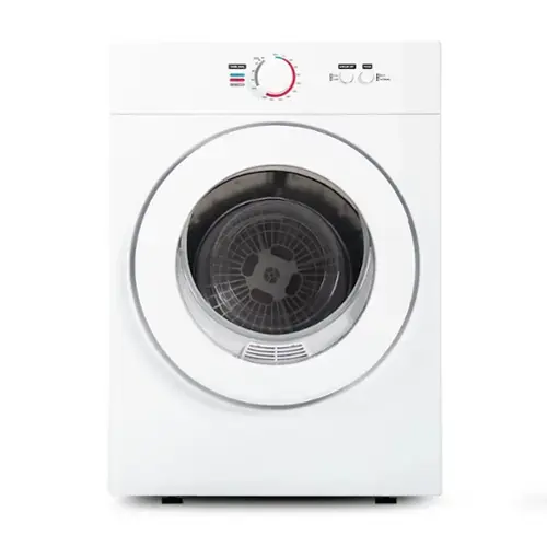 Front. SIMZLIFE - 1.8 Cu. ft. Portable Dryer - Filtration Systems,Small Electric Dryer Machine, 19.7 in W x 27 in H - White.