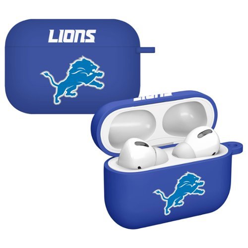 Artinian - Detroit Lions AirPods Pro Silicone Case Cover - Blue-Front_Standard 