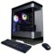 CyberPowerPC - Gaming Desktop - AMD Ryzen 5 5500 2022 - AMD Radeon RX 6500 XT 4GB - 16GB DDR4 Memory - 1TB SSD - Black-Front_Standard