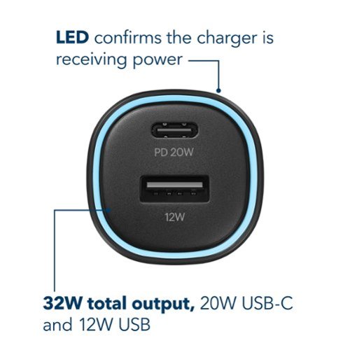 Insignia™ 32W Car Charger 2-Pack for Smartphones, Tablets and More - Black WHERE TO BUY