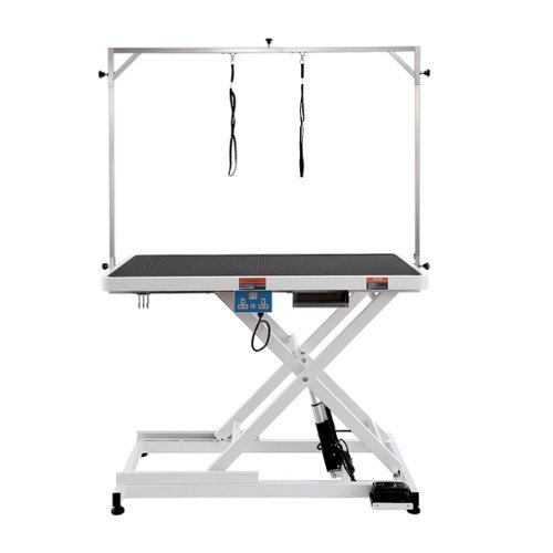 VEVOR - 50" Electric Pet Grooming Table, Heavy Duty Dog Grooming Arm for Large Dogs, Height Adjustable Dog Grooming Station-Front_Standard 