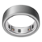 Oura Ring 4 - Smart Ring - Size Before You Buy with Oura Ring 4 Sizing Kit - Size 11 - Brushed Silver-Front_Standard 