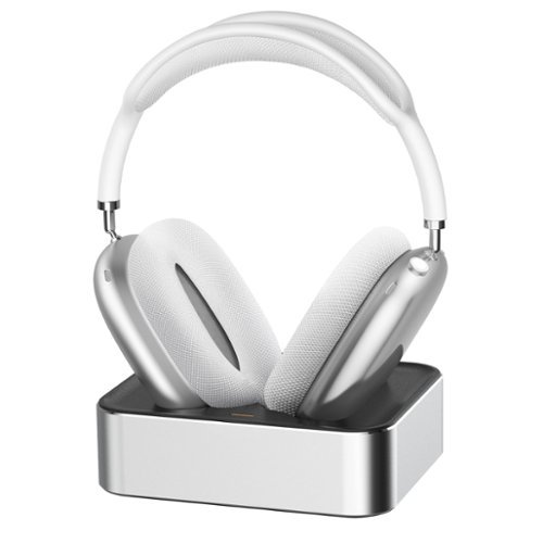 Ultra Supply Co - Wireless Charging Dock for AirPods Max - Silver-Front_Standard 