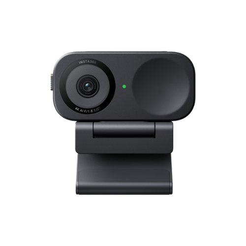 Insta360 - Link 2C 4K Webcam for Conferencing, Gaming & Streaming, 1/2" Sensor, AutoFraming, works w/ Zoom, Teams, Twitch & more - Black-Front_Standard 