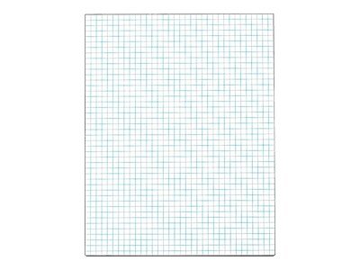 TOPS - Graph Pad, 8.5" x 11", Graph, 50 Sheets/Pad - White