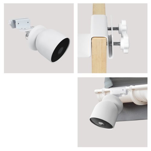 Wasserstein Gutter Mount for Google Nest Cam (Battery) - White BUY IN EUROPE
