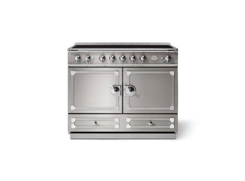 La Cornue - 110 Induction Range Stainless Steel with Stainless Steel & Polished Chrome - Multi-Front_Standard 
