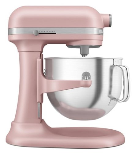 KitchenAid - KitchenAidÂ® 7 Quart Bowl-Lift Stand Mixer, KSM70SKXX - Matte Dried Rose-Front_Standard 