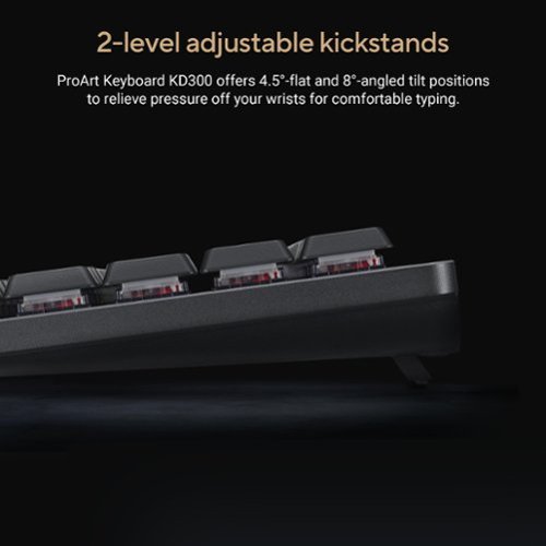ASUS ProArt KD300 65% Wireless Mechanical RGB Keyboard with RX Red Low-Profile Switches - Black GLOBAL SHIPPING