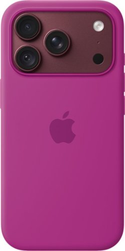 Apple - iPhone 18 Pro Silicone Case with MagSafe - Magenta