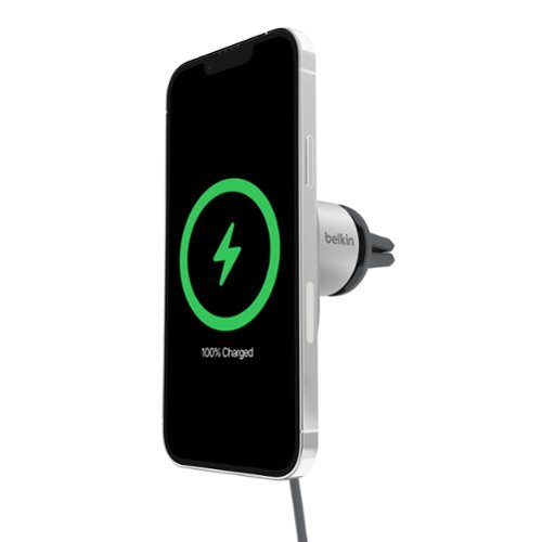 Belkin Wireless Car Charger with Official MagSafe Charging 15W - Gray SHOP ONLINE