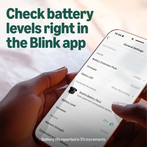 Blink Solaris Battery Pack— Accessory for Outdoor 4 and Outdoor 2K+ smart security camera, solar-powered - White GLOBAL SHIPPING