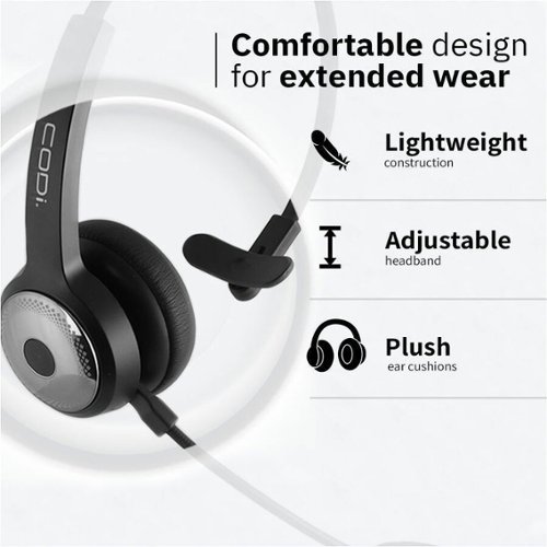 CODi Wireless Headset with Integrated AI Noise Cancelling