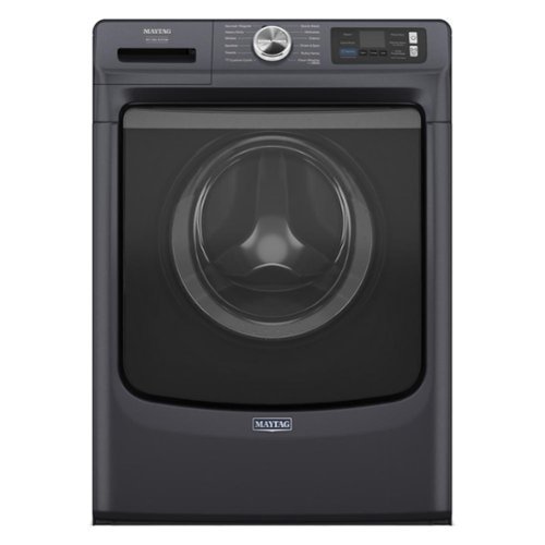 Maytag - 5.0 Cu. Ft. High-Efficiency Smart Front Load Washer with Steam and Pet Pro System - Midnight Steel