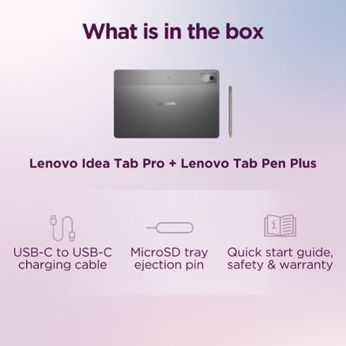Lenovo Idea Tab Pro with Tab Pen Plus - 12.7 Tablet - 256GB - Luna Grey BUY IN EUROPE
