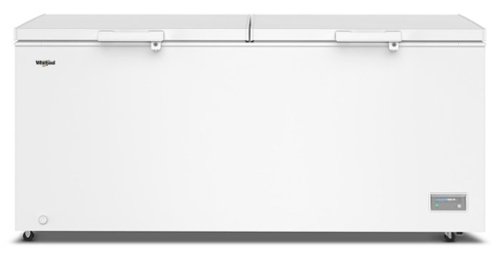 Whirlpool - 22 cu. ft. Convertible Freezer-to-Fridge Chest Freezer with 4 Storage Baskets - White
