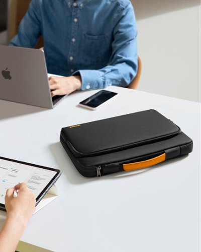 tomtoc Defender-A14 360° Protective Recycled Laptop Sleeve Bag Carry Case for 14-inch MacBook Pro M4/M3/M2/M1 Pro/Max 2024-2021 - Black BUY IN AUSTRALIA