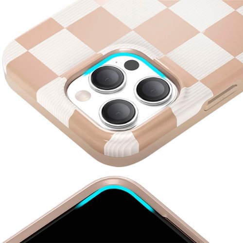 VELVET CAVIAR Magsafe Case for Apple iPhone 16 Pro Max - Checker Nude WORLDWIDE DELIVERY