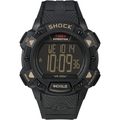 Timex - Men's Expedition Base Shock 45mm Watch - Blackout-Front_Standard 