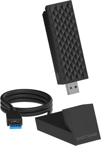 NETGEAR Nighthawk A9000 Wi-Fi 7 USB 3.0 Adapter - Black INTERNATIONAL SHIPPING