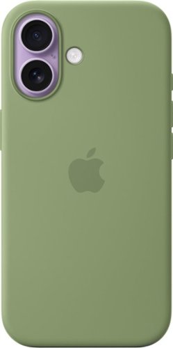 Apple - iPhone 17 Silicone Case with MagSafe - Light Moss