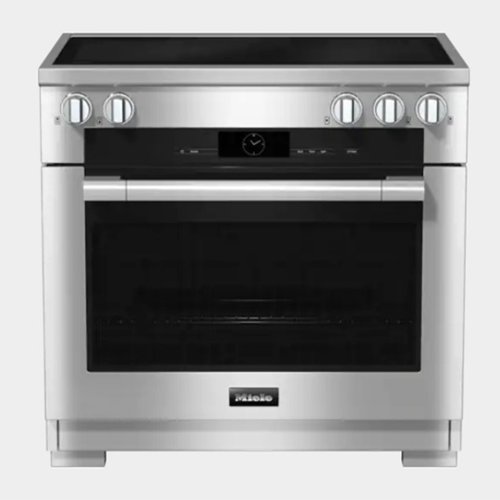 Miele - HR 1632-3 I 36" in. Induction Range - Clean Touch Steel