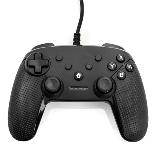 Gamefitz - Wired Controller for the Nintendo Switch - Black-Front_Standard 