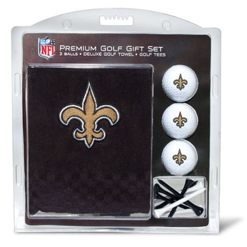Team Golf - New Orleans Saints Embroidered Golf Gift Set - Multicolor-Front_Standard 