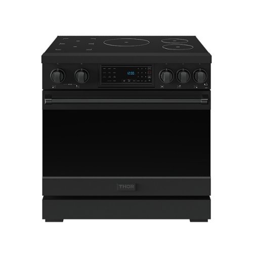 Gordon Ramsay Series by Thor Kitchen 6.0 Cu. Ft Freestanding Induction Range - Matte Black