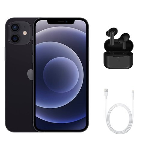 Apple iPhone 12 ブラック 64GB Lightningイヤホン付 Amazon.com: Apple iPhone 12 (Renewed), 64GB, Black - Fully