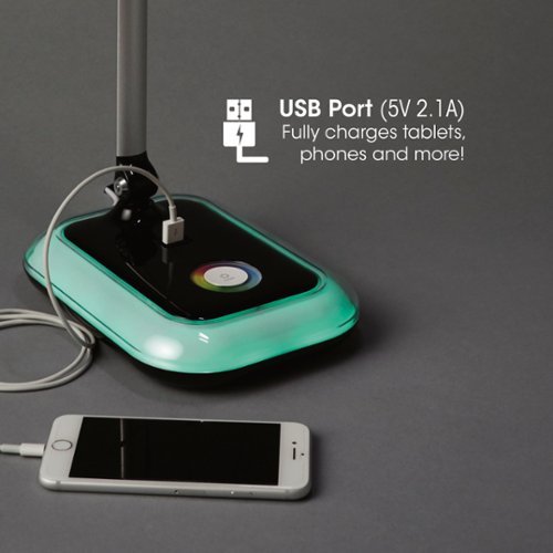 OttLite Glow LED Desk Lamp with USB Port - Black BUY IN DUBAI