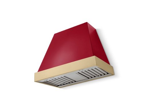 AGA - 36 inches - Externally Vented - Wall Range Hood - Piccadilly Red