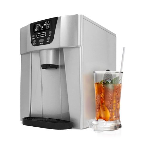  Whynter - Countertop Direct Connection Ice Maker and Water Dispenser - Stainless Steel