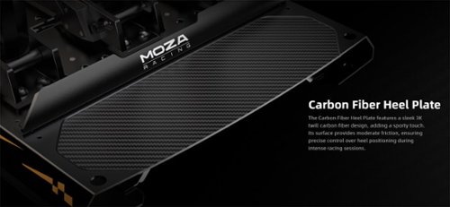 Moza Racing CRP2 Load Cell Sim Racing Pedals (Accelerator & Brake) - Black GLOBAL SHIPPING