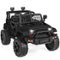 Best Choice Products - 12V Kids Ride On Truck Car w/ Parent Remote Control, Spring Suspension, LED Lights - Black-Front_Standard