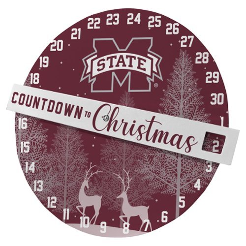 Pegasus - Mississippi State Bulldogs Countdown to Christmas Wall Sign - Multicolor-Front_Standard 