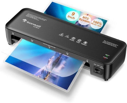 Bonsaii Laminator, 9 Inch Thermal Laminator Machine with Never Jam