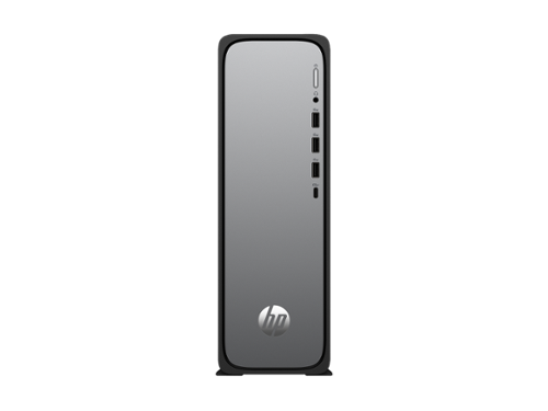 HP - OmniDesk Desktop Intel Core i5 14th gen, 16 GB;512 GB SSD Windows 11 Home - Meteor silver, jack black chassis-Front_Standard 