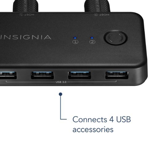 Insignia™ 4-Port USB 3.0 Hub - Black BUY ONLINE