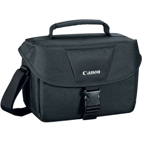 Canon - 200ES EOS DSLR Camera Gadget Bag - Black-Front_Standard 