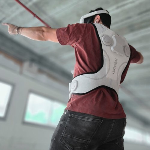Woojer Made for Meta High-Fidelity Haptic Vest 3 - for VR, Games, Music, Movies, and Wellness. - White, Black HOW TO BUY