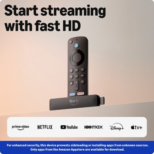 Amazon Fire TV Stick 2nd Gen HD, free & live TV, Alexa Voice