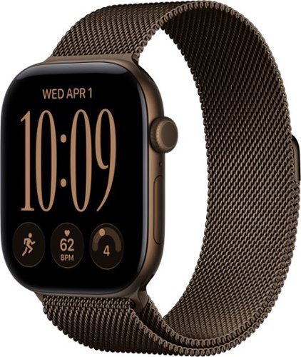 Apple Watch Series 12 (GPS) 46mm Aluminum Case with Dark Bronze Milanese Loop - S/M - Dark Bronze - (2026)