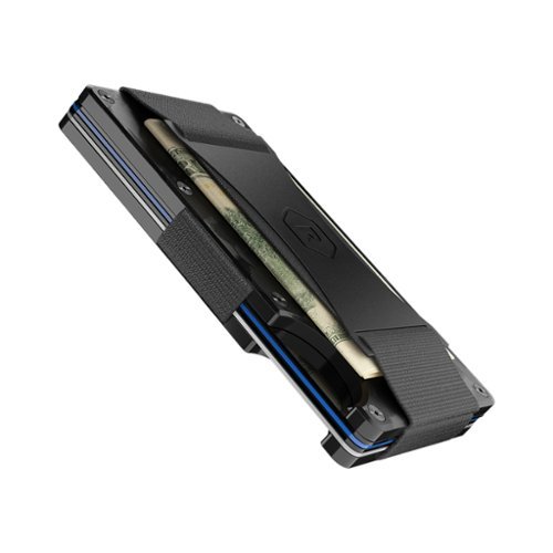 小物 the RIDGE Forged Carbon Cash Strap FORGED CARBON RIDGE WALLET WITH CASH STRAP